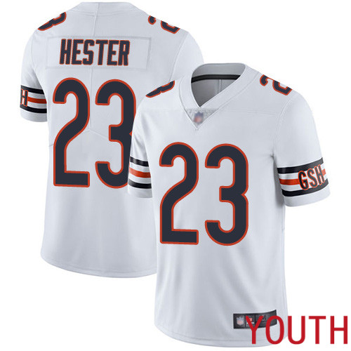 Chicago Bears Limited White Youth Devin Hester Road Jersey NFL Football #23 Vapor Untouchable->youth nfl jersey->Youth Jersey